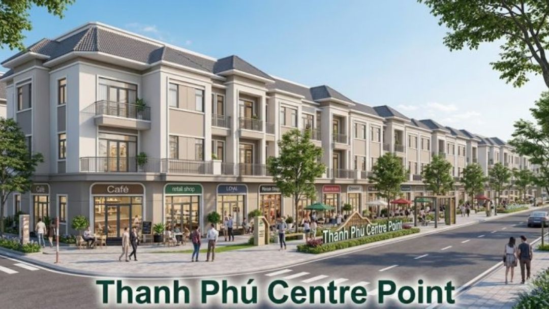 Phân khu thương mại sầm uất tại dự án Thanh Phú Centre Point