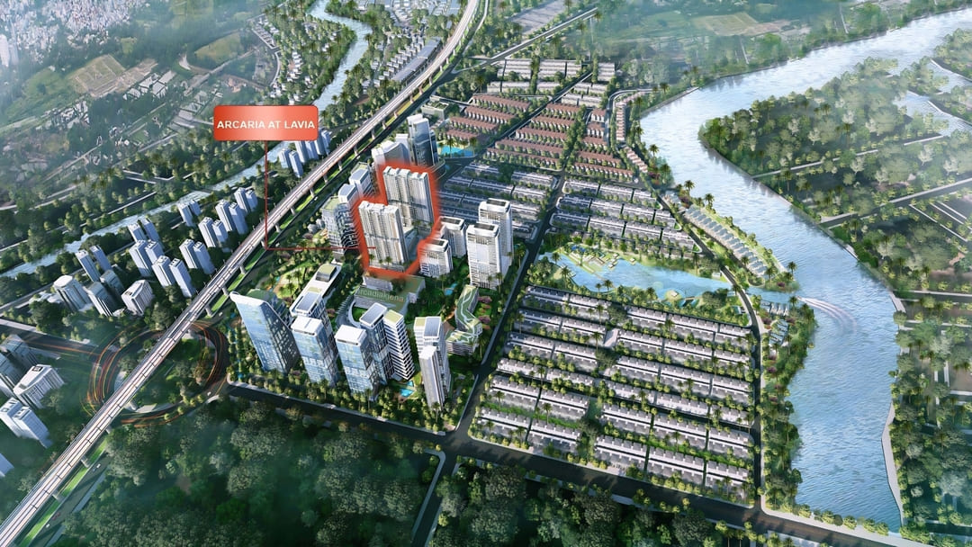 Hệ thống tiện ích resort nội khu đẳng cấp tại dự án Arcadia at Lavila