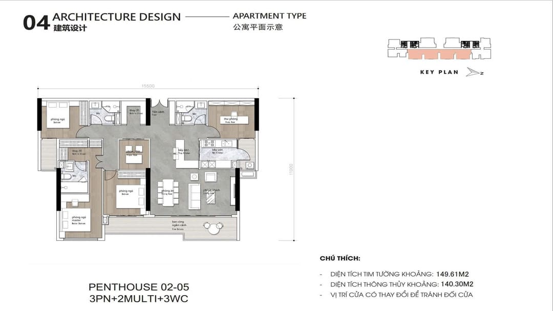 Layout căn hộ nhỏ tối ưu công năng Ansana By Kita