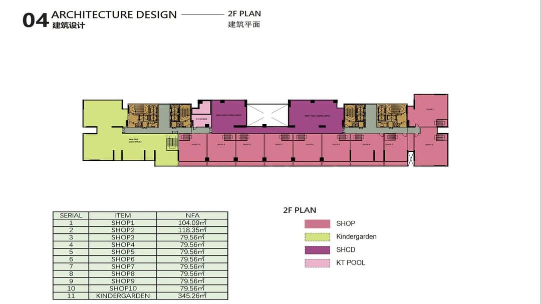 Layout bố trí mặt bằng tầng khu B Ansana By Kita