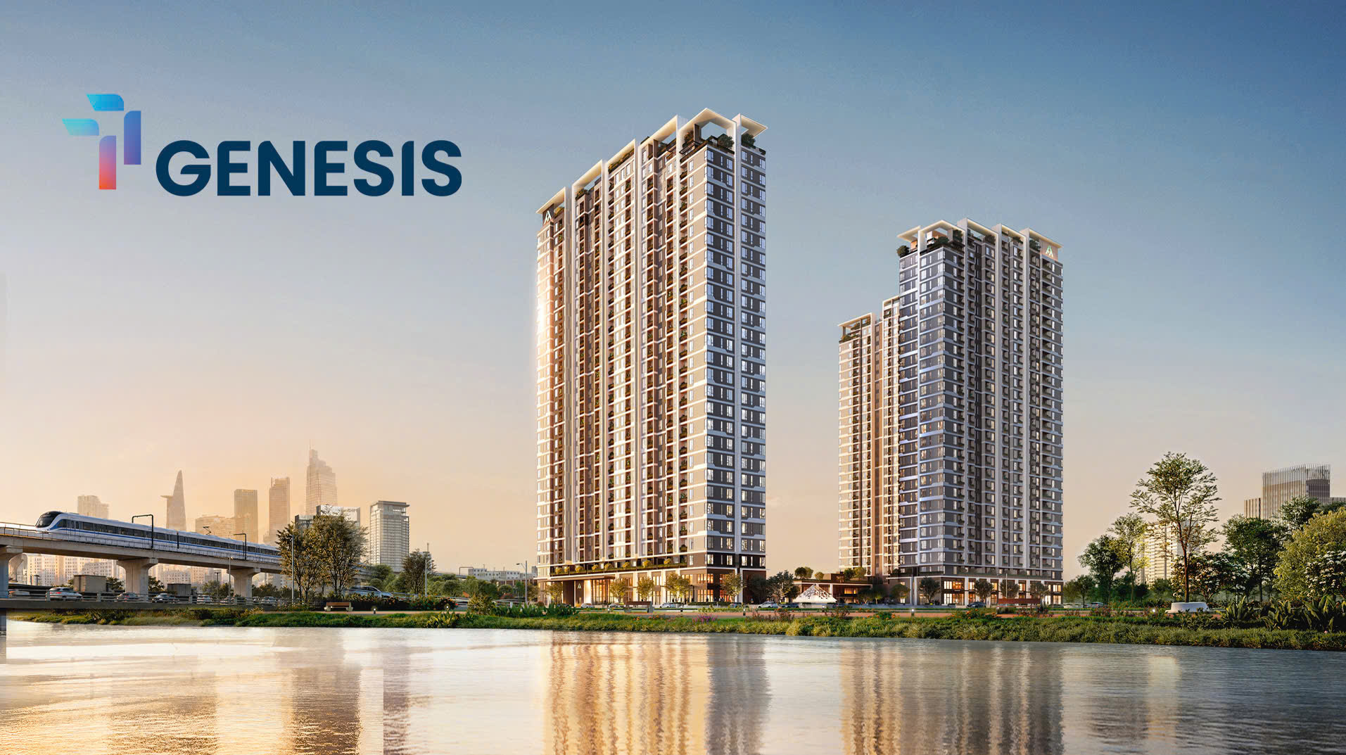 Phối cảnh dự án căn hộ TT Genesis Nhà Bè với chuỗi tiện ích đẳng cấp