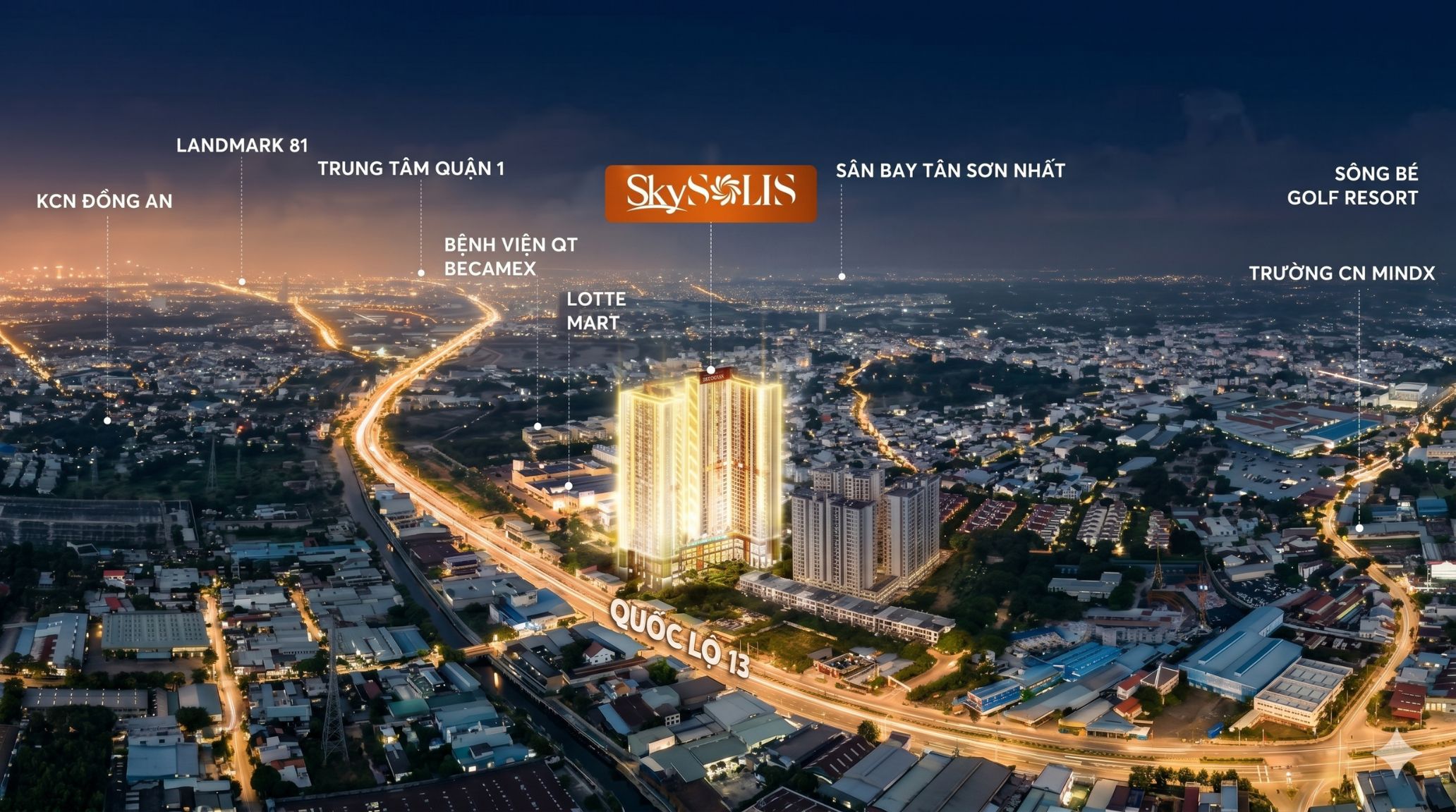 Vị trí Dự án Sky Solis